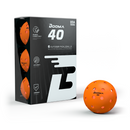 Booma Balles Pickleball Extérieur Orange (pqt de 6)