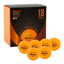 Booma X18 Balles Tennis de table Orange (pqt 18)