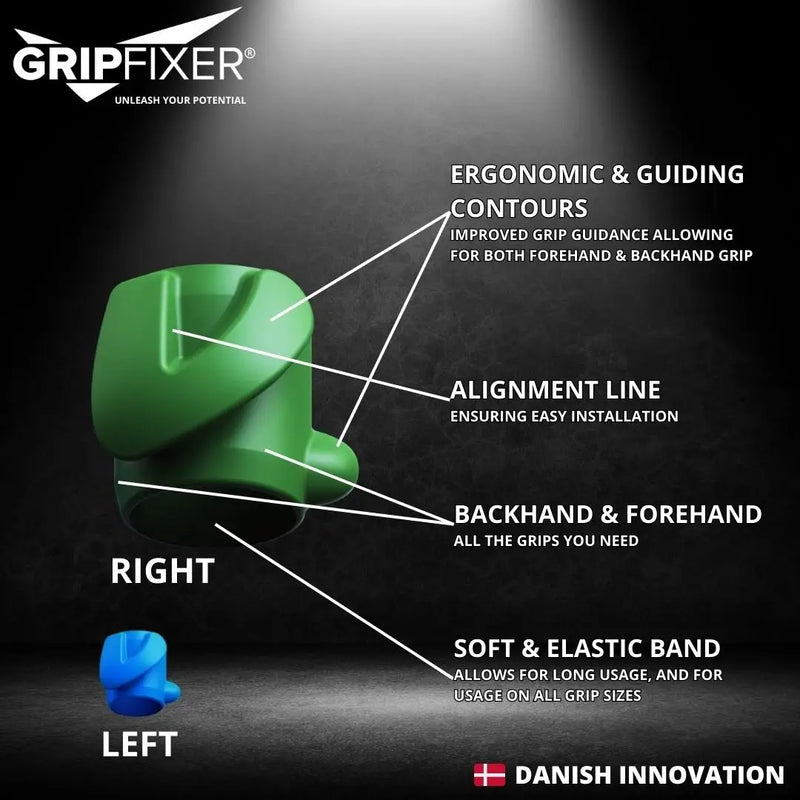 GripFixer Badminton Droitier