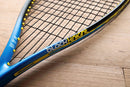 Black Knight ProXR raquette de squash en graphite XMG précordée avec Ashaway SuperNick ZX Micro noir