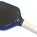 Raquette de pickleball AIREO Cyclone 16 mm Bleu avec surface NanoGraph et couvre-raquette inclus.