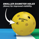 Booma Balles Pickleball Intérieur Jaune (pqt de 6)