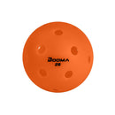 Balles de pickleball BOOMA 26 intérieures avec 26 trous, durables et approuvées USAPA, couleur vive pour une excellente visibilité.