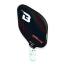Raquette de pickleball Booma Control Carbon Series avec surface en fibre de carbone 18K, noyau en polypropylène de 16 mm et grand sweet spot, homologuée USA Pickleball (USAP) pour les compétitions.