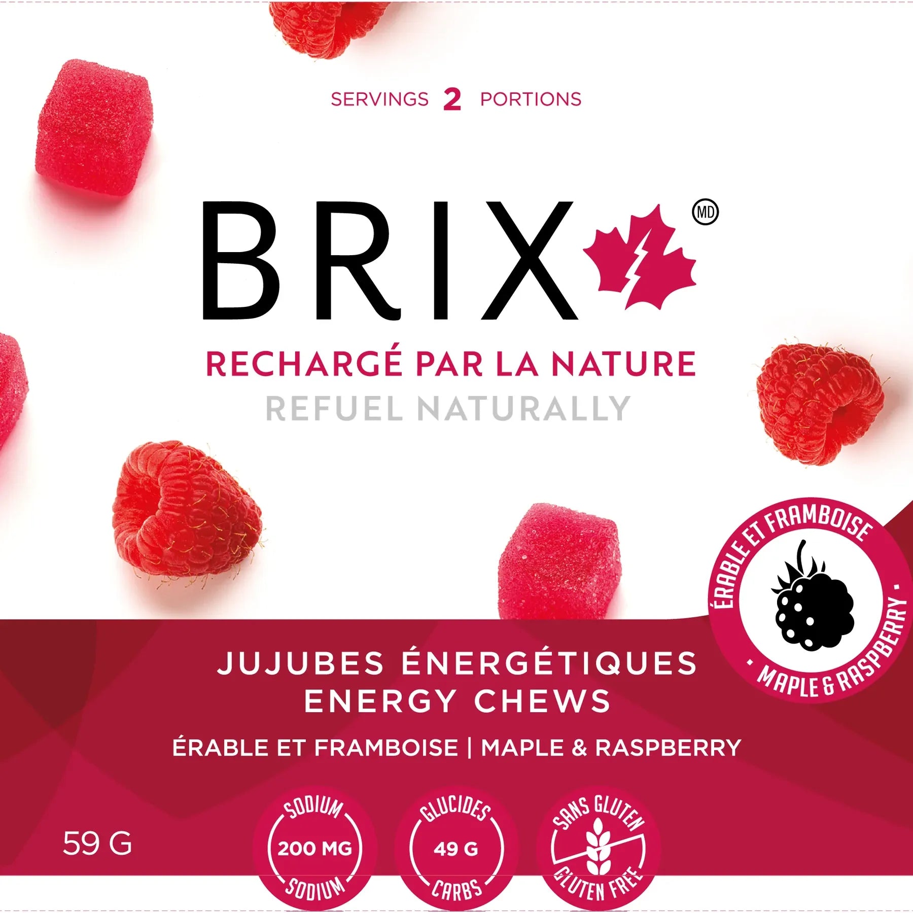 Brix Energy Jujube Maple and Raspberry