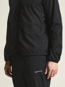 Veste de course Craft Essence Wind Jacket 2 légère coupe-vent et déperlante avec ventilation et poches zippées