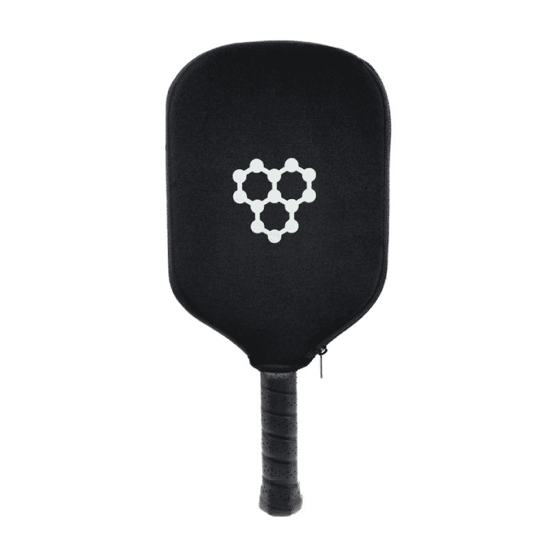 Raquette de pickleball CRBN 1X – format allongé, surface carbone T700, manche rigide monobloc, pour joueurs compétitifs recherchant puissance et spin.