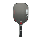 Raquette de pickleball CRBN 1X – format allongé, surface carbone T700, manche rigide monobloc, pour joueurs compétitifs recherchant puissance et spin.