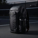 Sac à dos pickleball CRBN Pro Team Backpack 2.0 noir avec compartiments pour raquettes et chaussures.