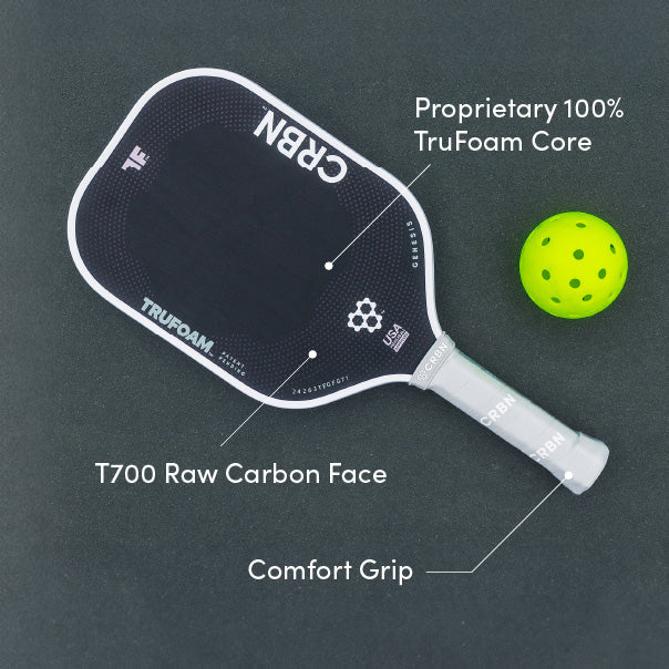 CRBN 4 TruFoam Genesis Raquette Pickleball