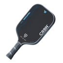 Raquette de pickleball CRBN² TruFoam Waves Square – surface carbone T700, forme carrée, cœur mousse TruFoam, puissance et spin élevé.