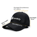 AIREO Performance Cap casquette de pickleball perforée avec visière courbée et ajustement réglable