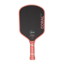 Raquette pickleball Six Zero Coral 16 mm hybride avec surface carbone Diamond Tough pour contrôle et polyvalence