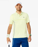 Polo Lacoste Tennis homme en maille piquée avec technologie Ultra Dry et col côtelé