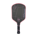 Raquette de pickleball Six Zero Double Black Diamond 16 mm avec surface carbone brut et design premium