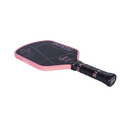 Raquette de pickleball Six Zero Double Black Diamond 16 mm avec surface carbone brut et design premium