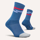 Bas Feetures Elite Light Cushion Mini Crew avec amorti léger et compression ciblée pour la course et le trail
