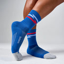 Bas Feetures Elite Light Cushion Mini Crew avec amorti léger et compression ciblée pour la course et le trail
