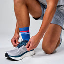 Bas Feetures Elite Light Cushion Mini Crew avec amorti léger et compression ciblée pour la course et le trail