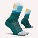 Bas Feetures Elite Light Cushion Mini Crew avec amorti léger et compression ciblée pour la course et le trail