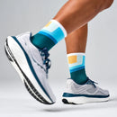 Bas Feetures Elite Light Cushion Mini Crew avec amorti léger et compression ciblée pour la course et le trail