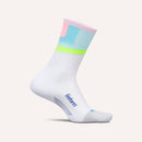 Bas Feetures Elite Light Cushion Mini Crew avec amorti léger et compression ciblée pour la course et le trail