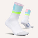 Bas Feetures Elite Light Cushion Mini Crew avec amorti léger et compression ciblée pour la course et le trail