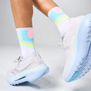 Bas Feetures Elite Light Cushion Mini Crew avec amorti léger et compression ciblée pour la course et le trail