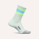 Bas Feetures Elite Light Cushion Mini Crew avec amorti léger et compression ciblée pour la course et le trail