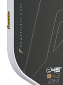 Raquette de pickleball Franklin C45 Anna Leigh Waters en fibre de carbone T700 avec noyau PowerFlex et surface texturée pour effets maximisés