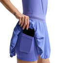 Jupe de tennis femme NikeCourt Ace Advantage avec short intégré et poches latérales, conçue avec technologie Dri-FIT pour rester au sec pendant le jeu.