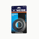 Overgrip antidérapant absorbant en polyuréthane pour raquette de badminton couleur noir.