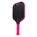 Raquette de pickleball AIREO Cyclone 16 mm Hot Pink avec surface NanoGraph et couvre-raquette inclus.