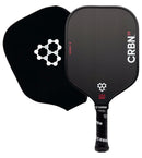 Raquette de pickleball CRBN 2X16 – face carbone brut T700, noyau 16 mm, design square, puissance et spin pour joueurs pro.