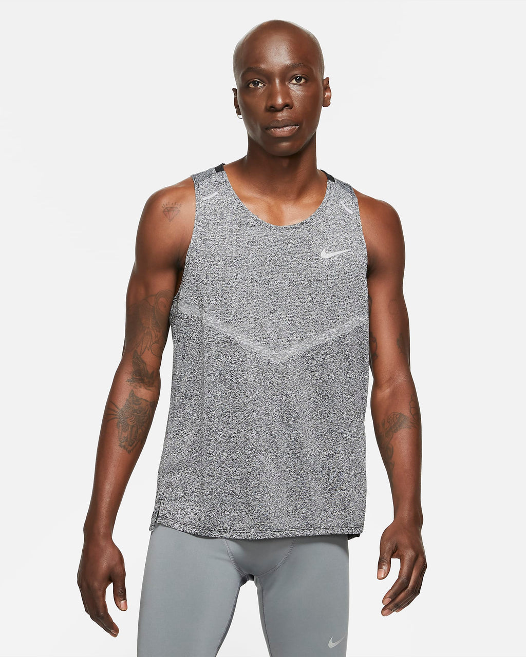 nike Débardeur Gris/Noir Homme Rise 365