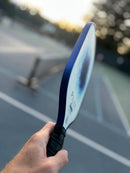 Protecteur de contour Vinyl Styles Edge Guard Electra Blue pour raquette de pickleball.