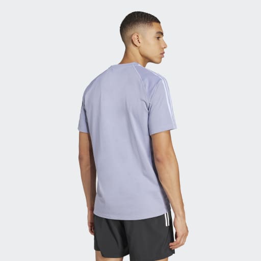 Adidas T-shirt Adidas Own The Run 3 stripes (homme)