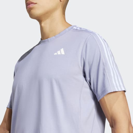 Adidas T-shirt Adidas Own The Run 3 stripes (homme)