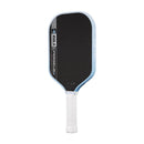 Raquette de pickleball JOOLA Perseus Pro V Breeze Blue Simone Jardim fibre carbone texturée forme elongated 16.5 pouces