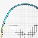 Raquette de badminton Victor Jetspeed 12 II avec tige 6,6 mm, technologie FREECORE et cadre aérodynamique offrant vitesse, maniabilité et précision.
