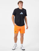 Short adidas Ergo 18 cm pour homme orange avec tissu respirant et technologie CLIMACOOL