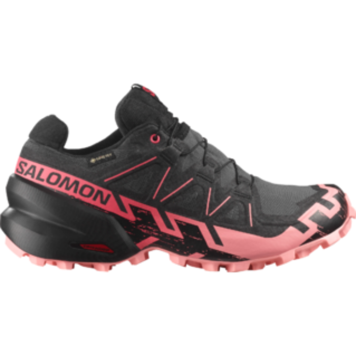 Salomon Speedcross 6 GTX Chaussures Trail noir/rose vue profil