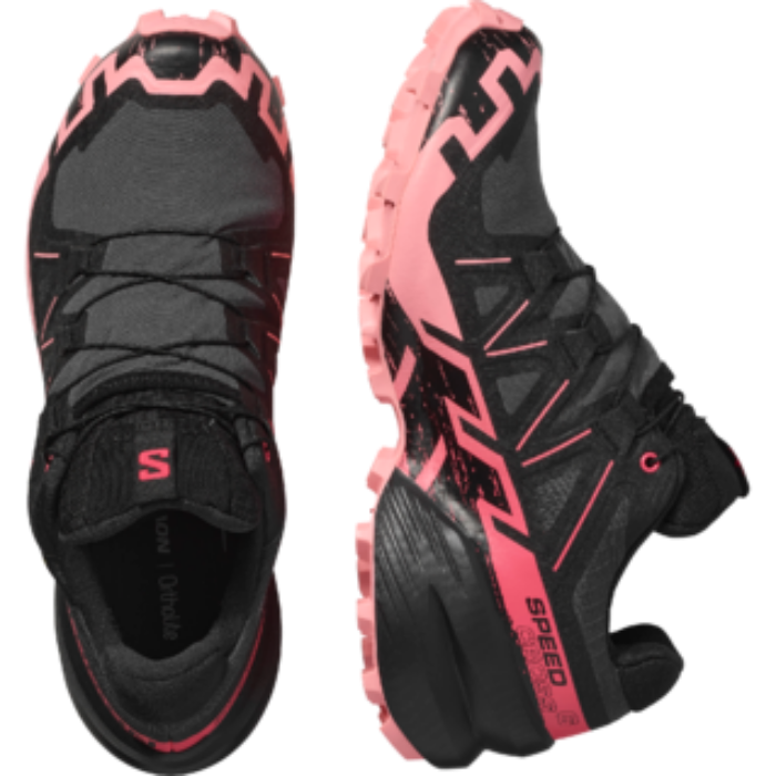 Salomon Speedcross 6 GTX Chaussures Trail noir/rose vue dessus