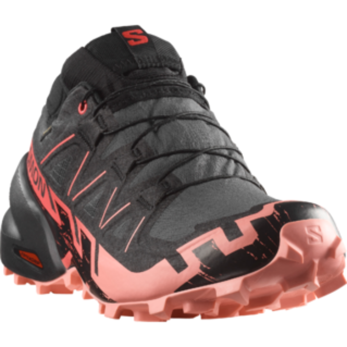 Salomon Speedcross 6 GTX Chaussures Trail noir/rose vue profil