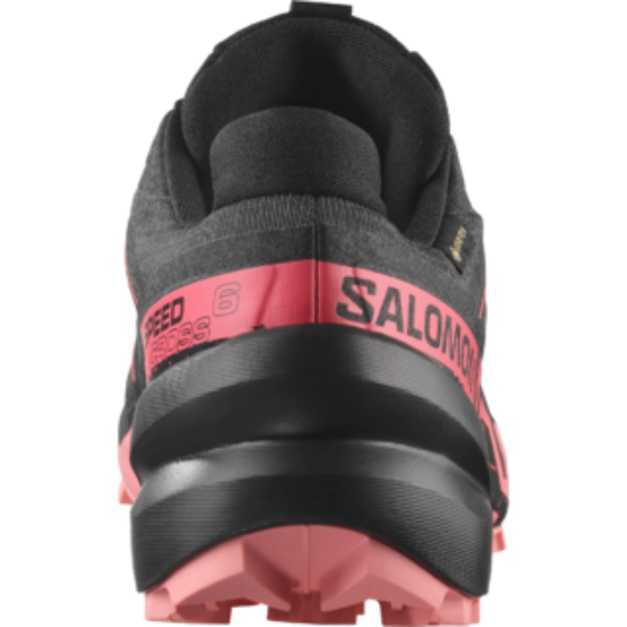 Salomon Speedcross 6 GTX Chaussures Trail noir/rose vue talon
