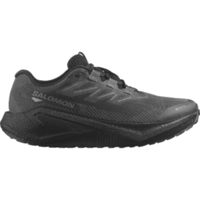 Chaussure Salomon AERO BLAZE 3 GRVL vue de profil sur terrain mixte