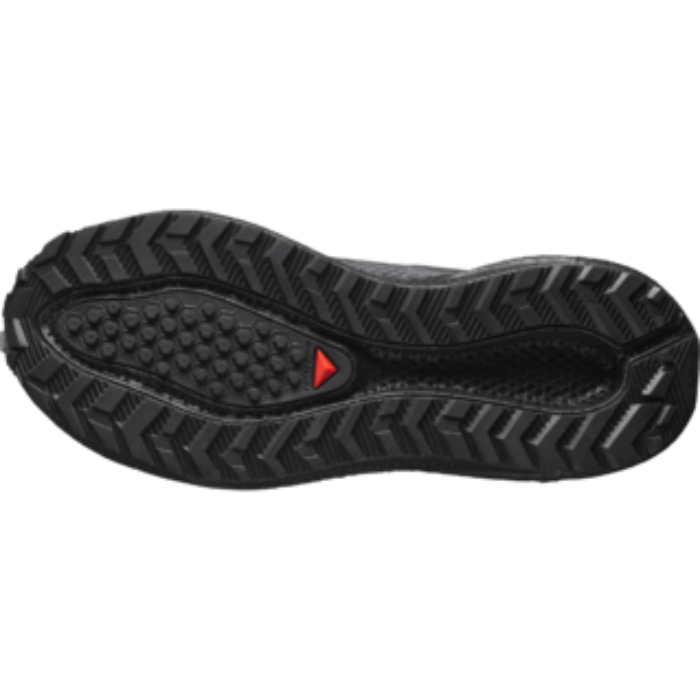 Chaussure Salomon AERO BLAZE 3 GRVL vue de profil sur terrain mixte