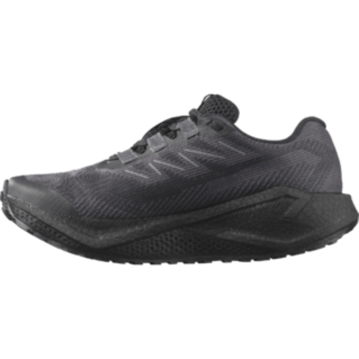 Chaussure Salomon AERO BLAZE 3 GRVL vue de profil sur terrain mixte