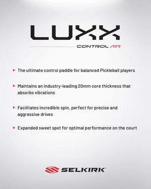 Selkirk LUXX Control Air Invikta Bleu Raquette Pickleball