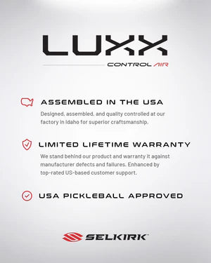 Selkirk LUXX Control Air Invikta Bleu Raquette Pickleball